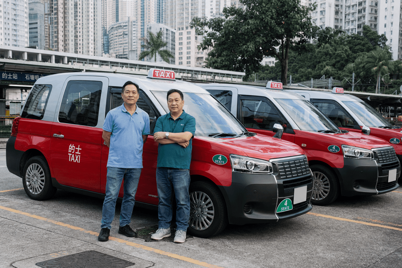 一口價快的專業車隊 — 2000 年成立香港一口價的士服務